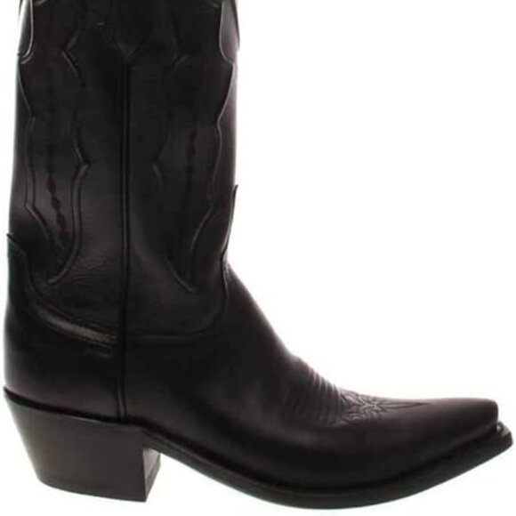 Lucchese Classics Women's Grace-BLK Ranch Hand Riding Boot - Picture 2 of 11